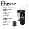 K-Supreme Single-Serve K-Cup Pod Coffee Maker, Black